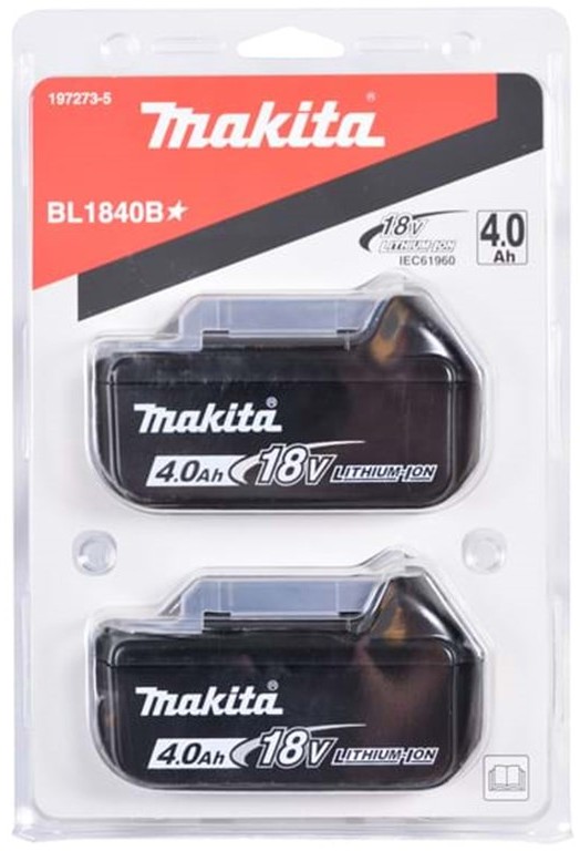 Makita Makita AKUMULATOR 18V 4.0Ah Li 2szt BL1840B M197273-5 197273-5