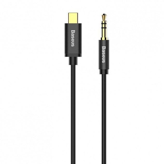 Baseus kabel Yiven audio M01 USB typ-C / mini-jack (3,5 mm) 1,2 m czarny (CAM01-01) CAM01-01