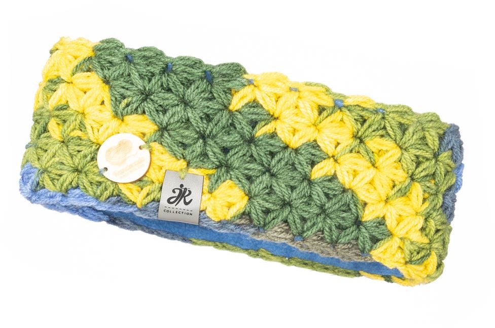 Niezwykle ciepła opaska na głowę Handmade