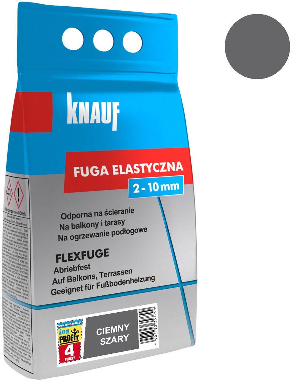 Ceresit Knauf Knauf elastyczna ciemny szary 4 kg