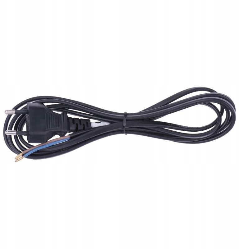 Conotech przyłączeniowy Pvc 2×0,75mm, 3m czarny