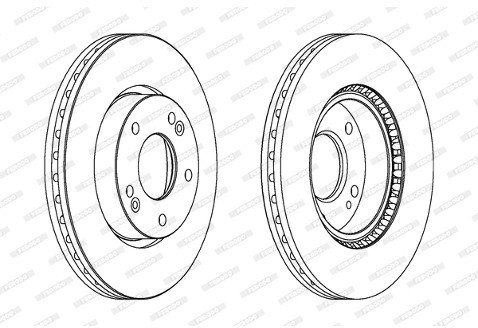 FERODO (FEDERAL-MOGUL) Tarcza hamulcowa (FEDERAL-MOGUL) DDF1619