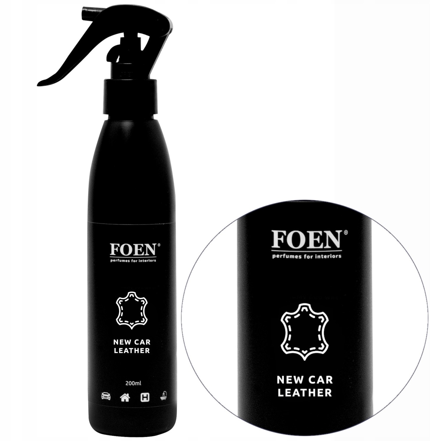 Foen Perfumy Samochodowe 200ML - New Car Leather