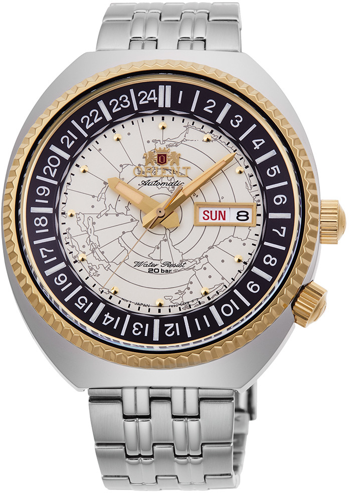 Orient Zegarek RA-AA0E01S19B Revival World Map -