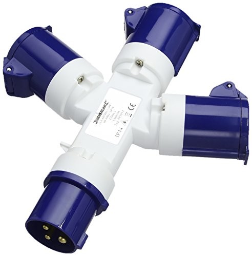 Silverline PowerMaster 993054 16 A 3-drożny rozdzielacz 240 V 3 Pin 993054