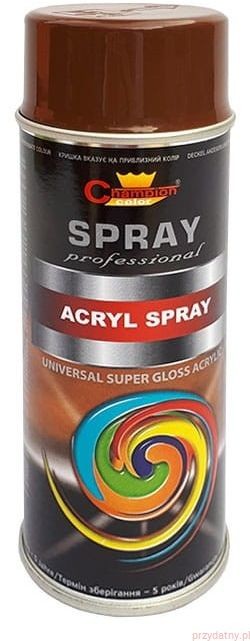 Champion CHAMPION Acryl Super 400ml RAL8011 brąz super połysk aerozol 5905179470843
