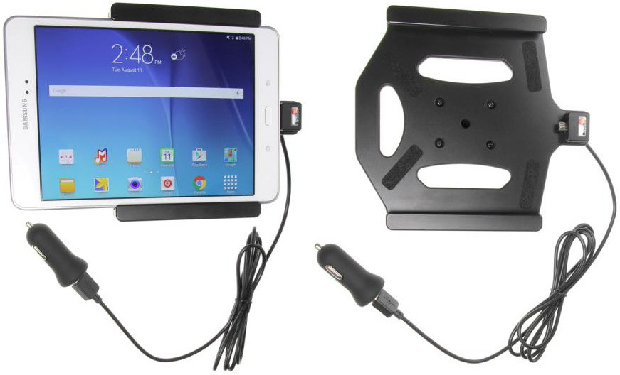 Samsung Brodit AB Uchwyt aktywny z kablem USB do Galaxy Tab A 8.0 521754