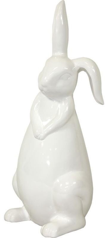 Figurka dekoracyjna Zając, 14,5x13,5x39 cm