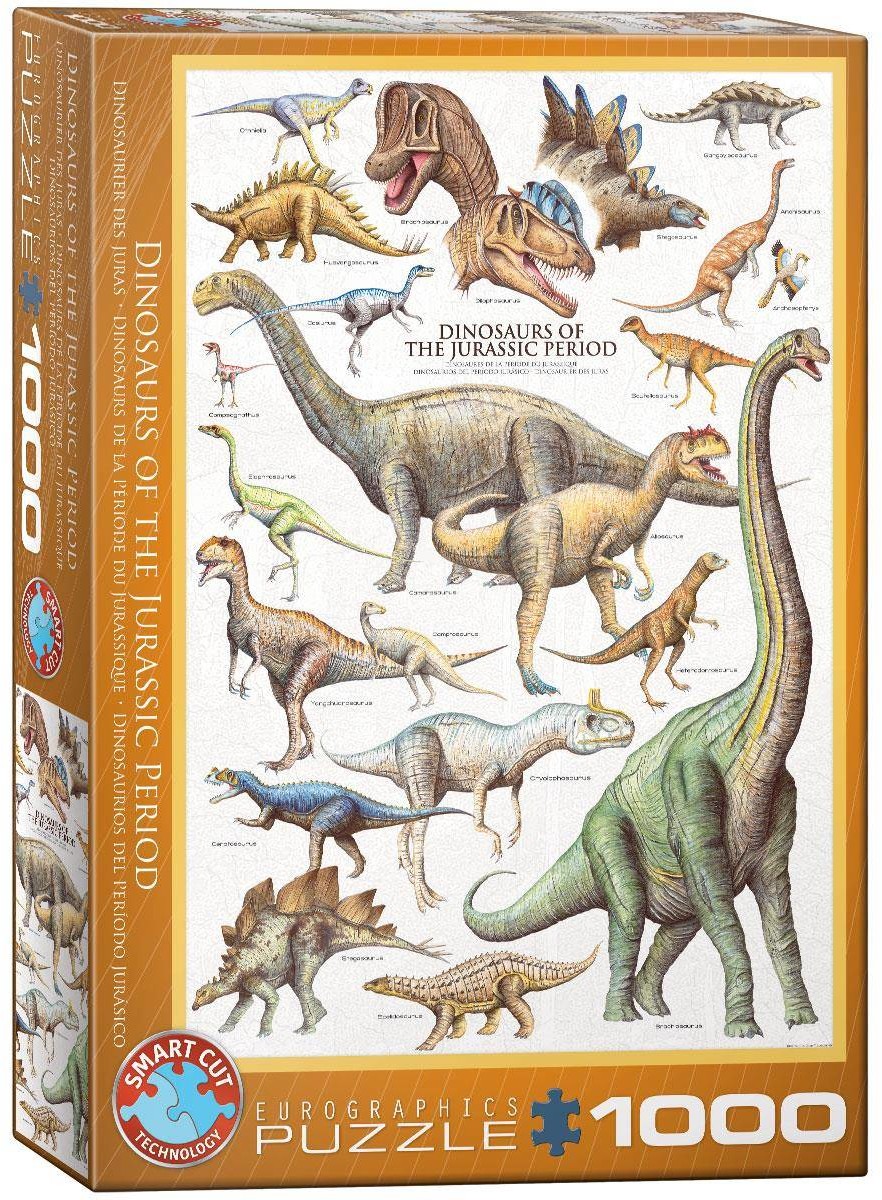 Eurographics Puzzle 1000 Dinosaurs of Jurassic Period 6000-0099 -