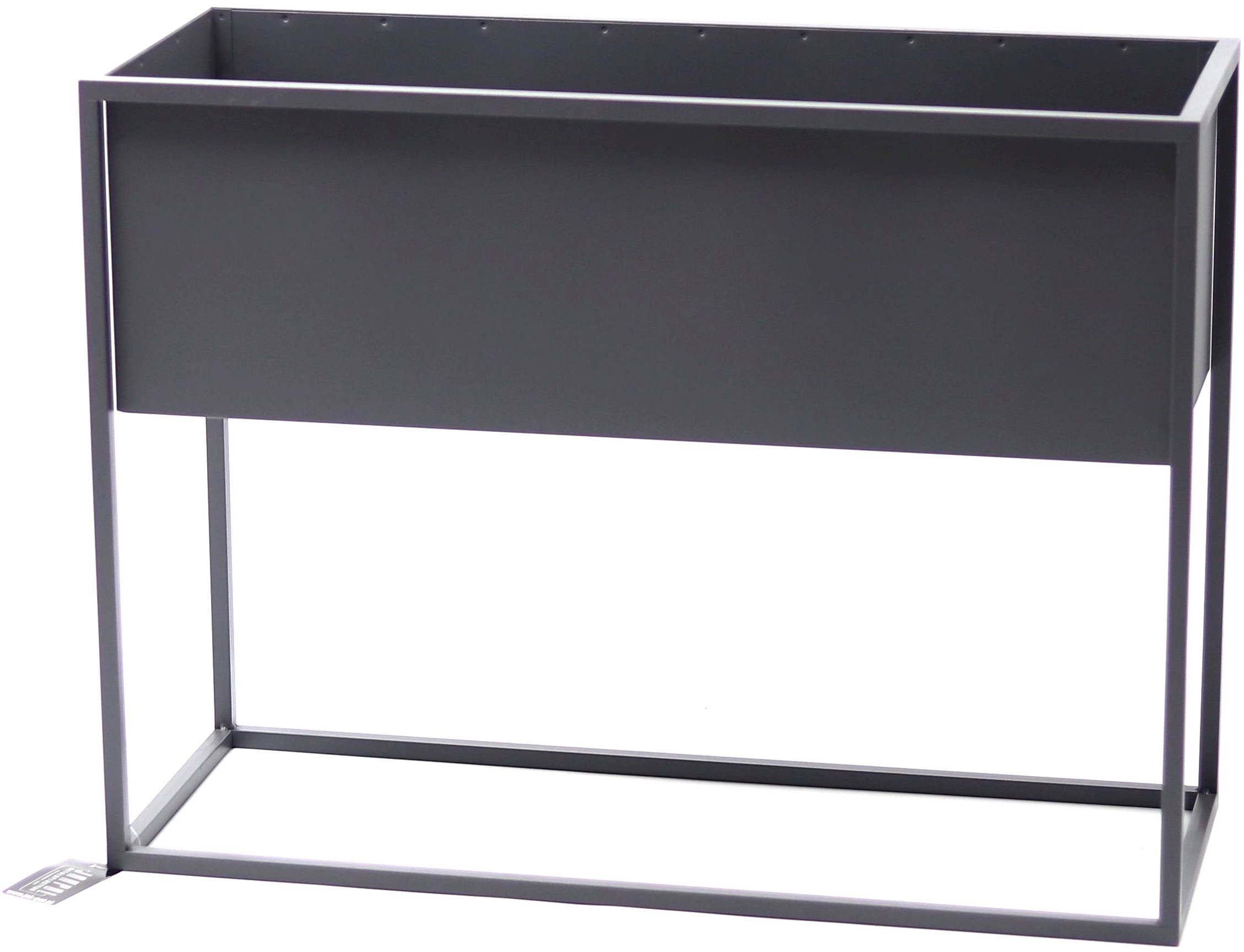 Kwietnik Metalowy Stojak CUBO 60x80x30cm szary skrzynka loft 05-15/S