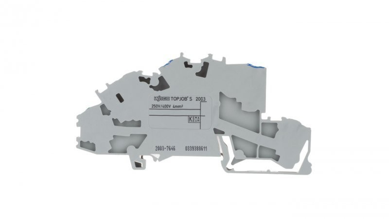 Wago Złączka szynowa 3-pietrowa 4mm2 N/L/PE szara TOPJOBS 2003-7646 2003-7646