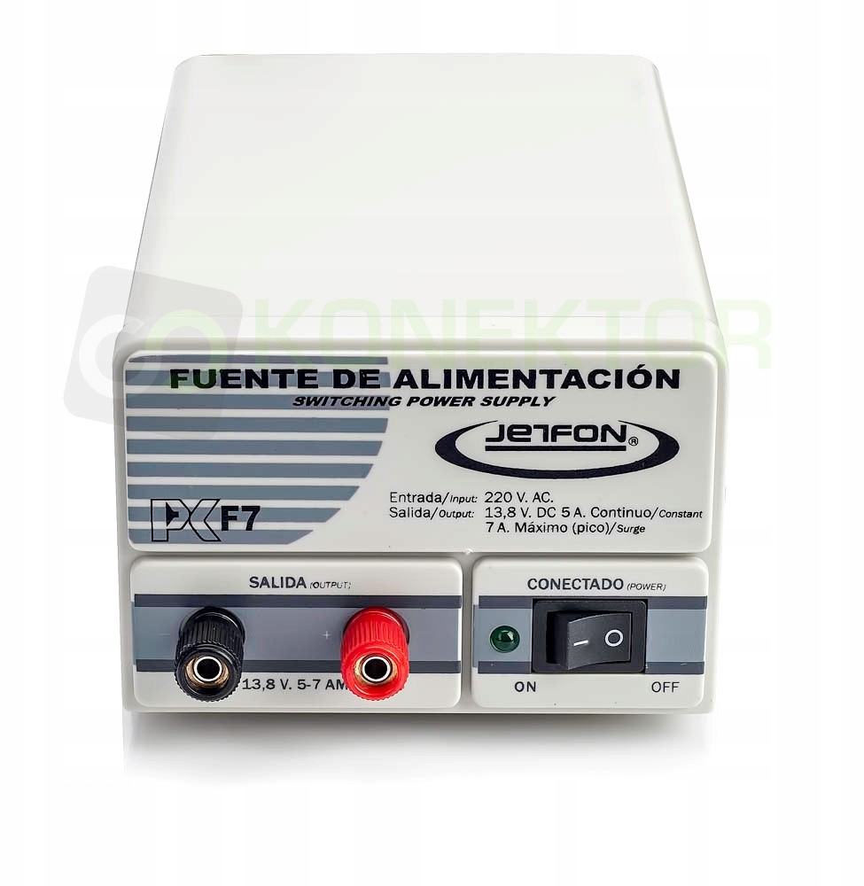 Jetfon PC-F7 Zasilacz Stabilizowany 13,8V 7A Kf/cb