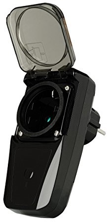 Trust Smart Home radiowy czujnik zbliżeniowy gniazdko do użytku na zewnątrz AGDR-3500  3500 W, czarny, 71039