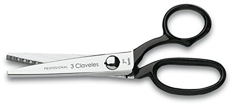 3 Claveles Nożyce do 3 claveles 81  zygzak, nikiel, 17,78 cm 81