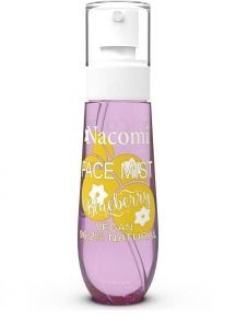 Nacomi Face Mist Vegan Natural Bluberry mgiełka do ciała i twarzy o zapachu Borówki 80ml