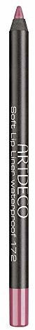 Artdeco Soft Lip Liner Waterproof Lipliner 172 Cool Mauve, 1,2 g