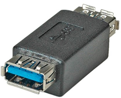 Roline 12032991 USB 3.0 Gender Changer, typ A żeński na czarnym 12032991