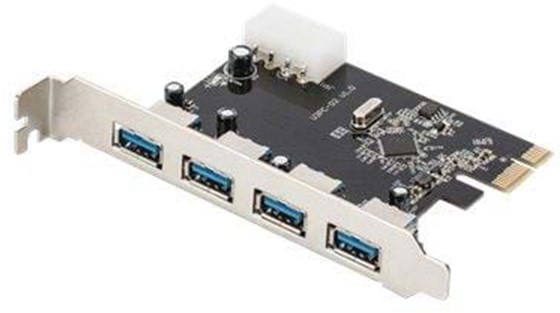 Digitus Karta rozszerzeń/Kontroler USB 3.0 PCI Express 4xUSB 3.0 Chipset VL805 DS-30221-1