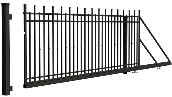 Polargos Brama przesuwna  Brema 144 x 400 cm prawa