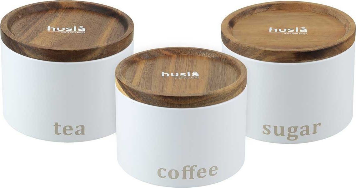 Husla Husla ZESTAW POJEMNIKÓW KUCHENNYCH HUSLA white 73948 73948