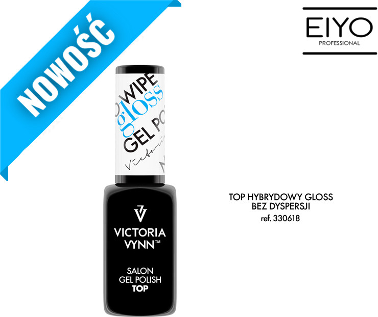 Victoria Vynn TOP NO WIPE GLOSS (błyszczący top bez przemywania) 8 ml 330618