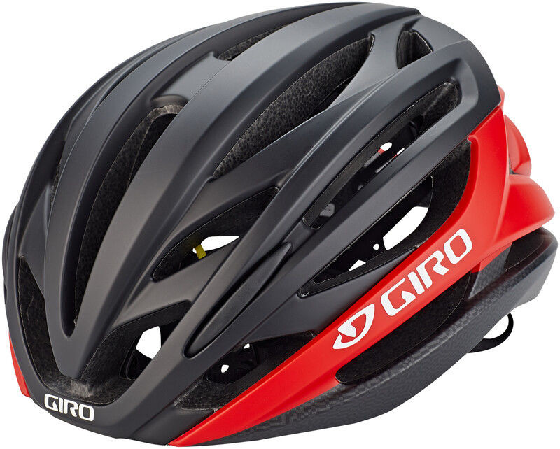 Giro Syntax MIPS Kask rowerowy, matte black/bright red M 55-59cm 2021 Kaski triathlonowe 200223-020