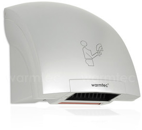 Warmtec Suszarka do rąk MDF-2000, 3 lata gwarancji - srebrna, atest PZH!