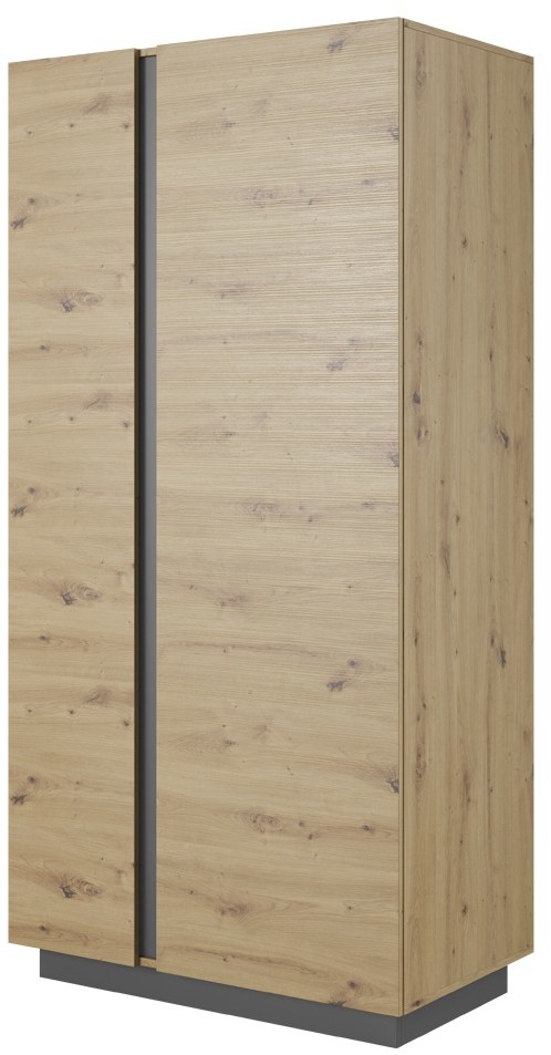 Laski SELSEY Szafa Skoky dąb z grafitem