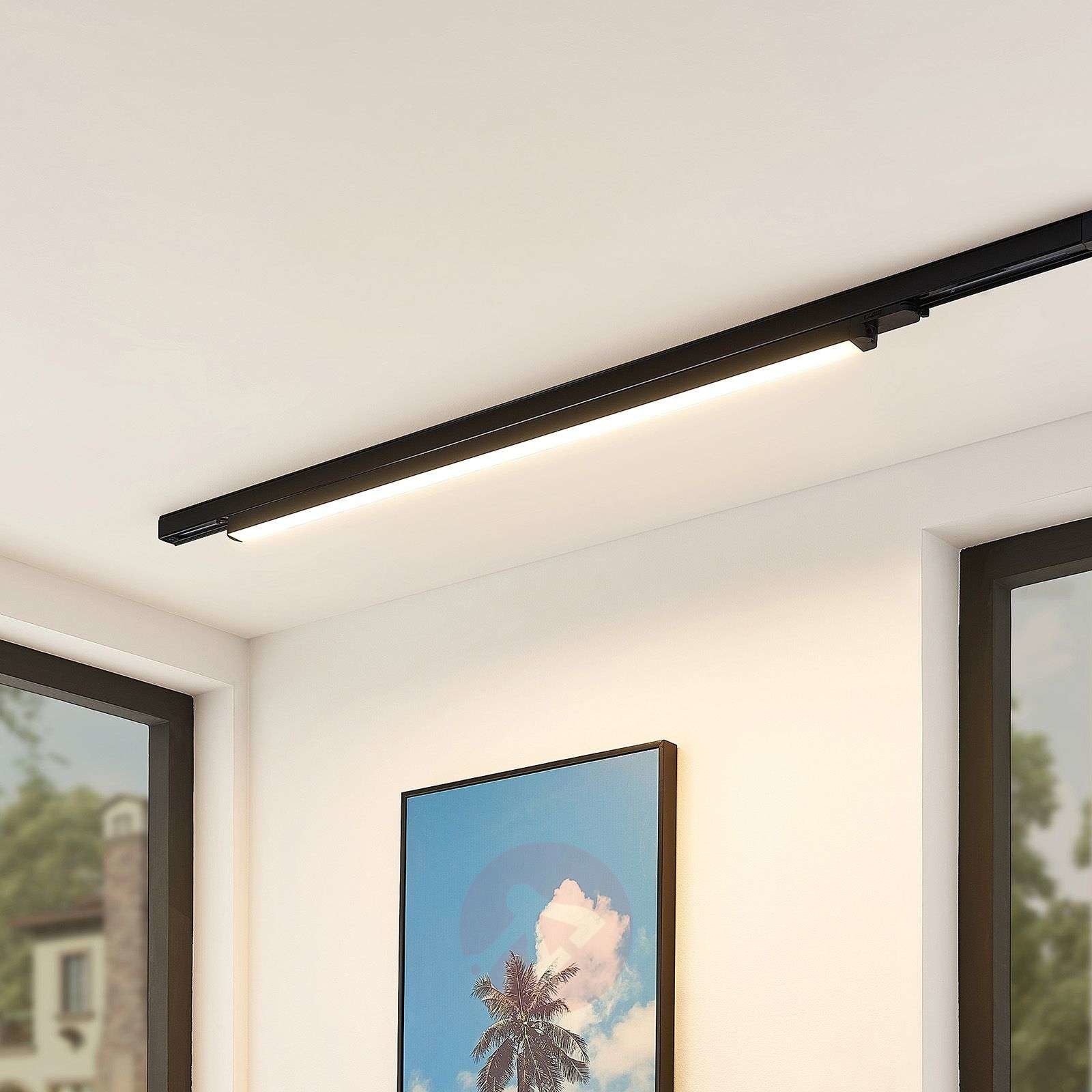 ARCCHIO Arcchio Harlow lampa LED czarna 109cm 3 000 K