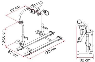 Fiamma Fiamma Carry Bike L80-Laika 36946 bagażnik na rower 02093-59-