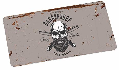 infinite by GEDA LABELS (INFKH) 13661 czaszka Barber Skull deska do chleba, deska śniadaniowa, deska śniadaniowa, deska, deska, deseczka, melamina, beż