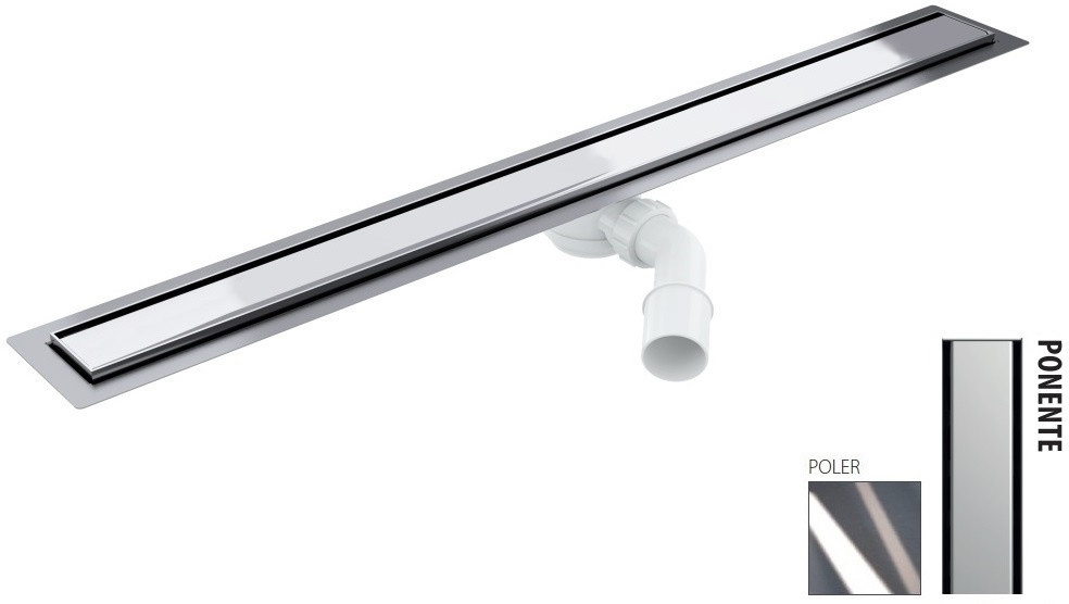 Wiper New Elite Ponente Zestaw Odpływ liniowy 100 cm poler 100.3398.01.100