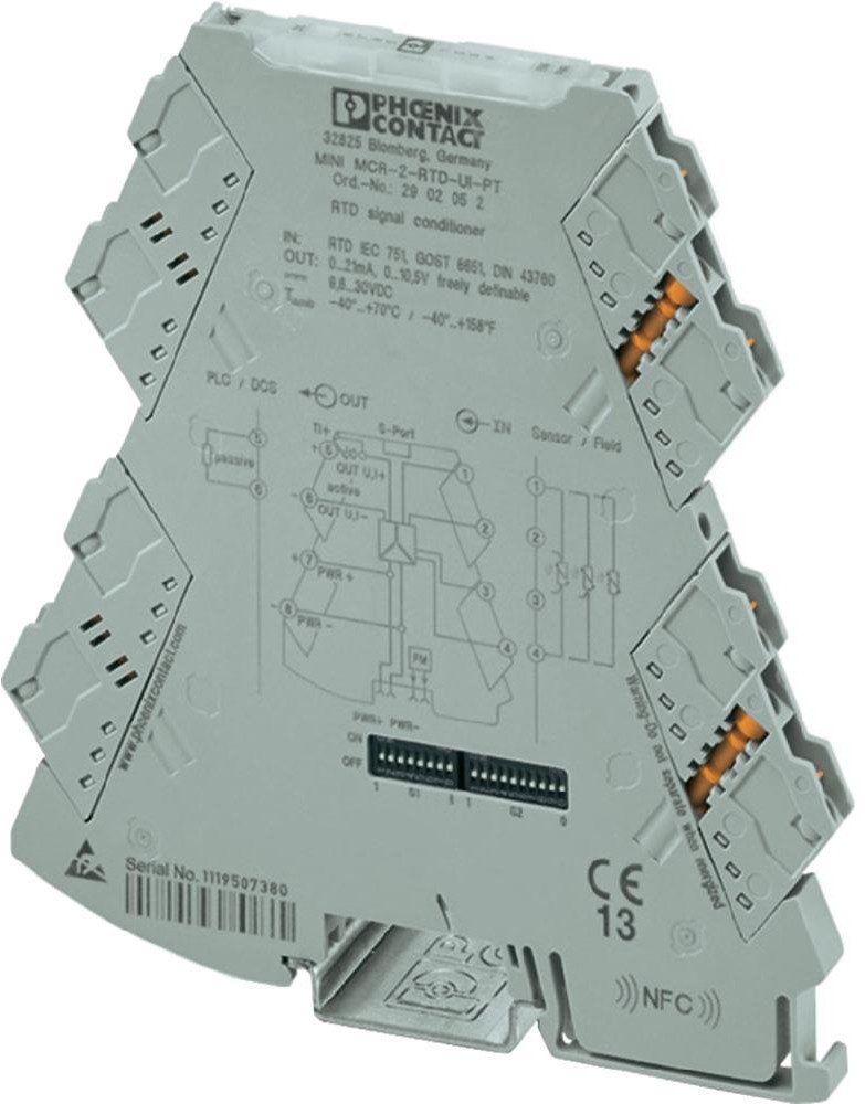 Phoenix Contact MINI MCR-2-RTD-UI Phoenix Contact 2902049 MINI MCR-2-RTD-UI