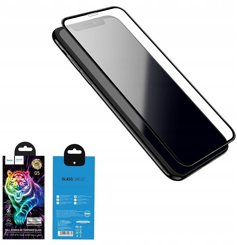 hoco Szkło hartowane Hd Pełne iPhone Xs 11 Pro Max