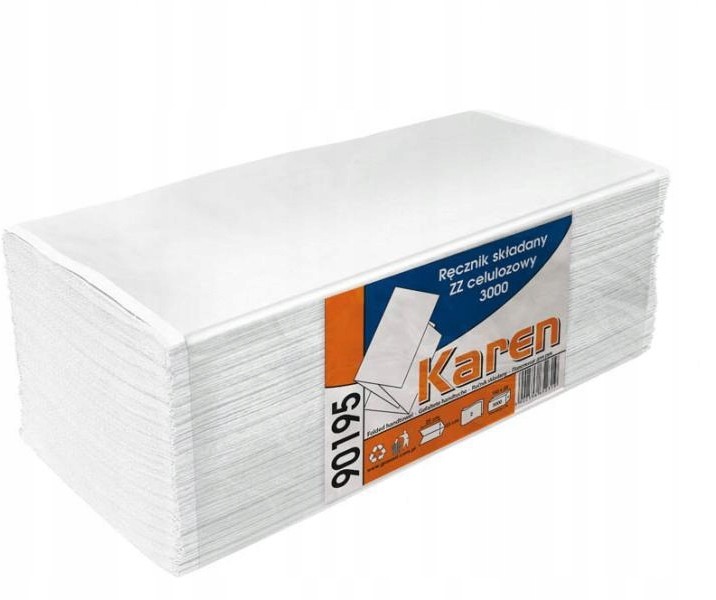Karen Ręcznik papierowy w składce Zz 2 warstwowy