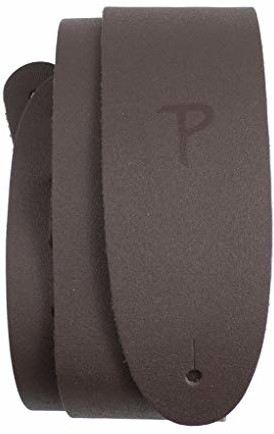 Perri's Leathers Perri's Leathers B25-184 6 cm kasztanowy brązowy zwykły skórzany regulowany pasek do gitary B25-184