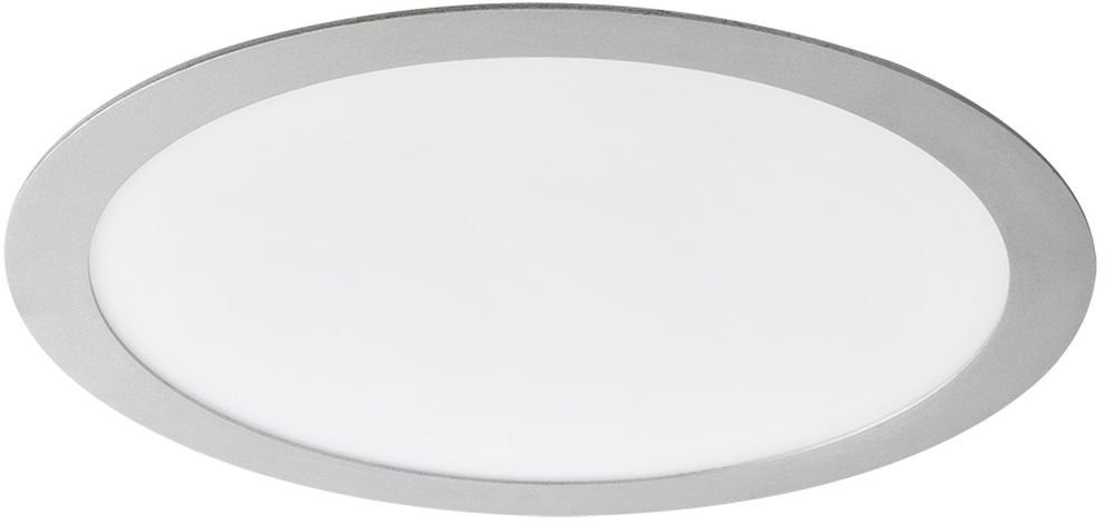 Kanlux Oprawa techniczna LED Rounda 24W-NW-SR, srebrna, 24 W