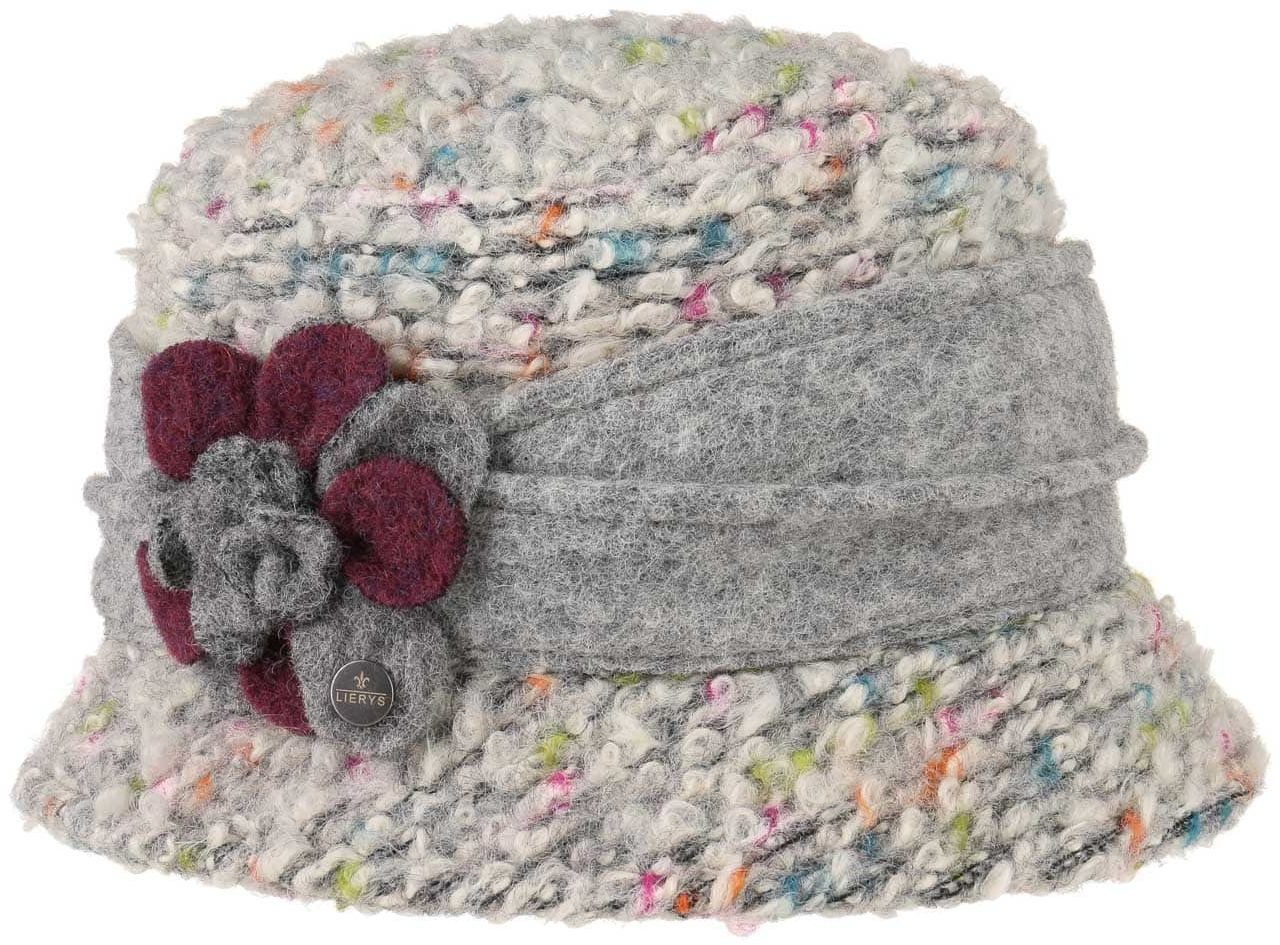 Colourtouch Wool Hat by Lierys, jasnoszary, One Size