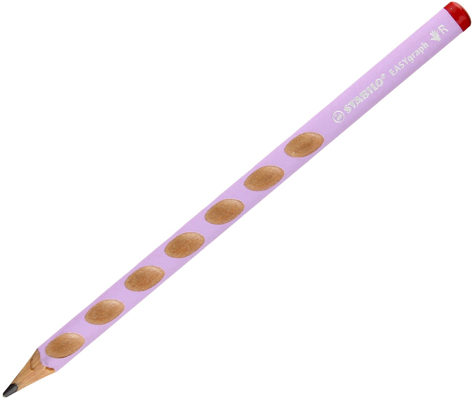 Stabilo SCHWAN Ołówek do nauki pisania Easygraph HB dla praworęcznych lila pastel 322/17