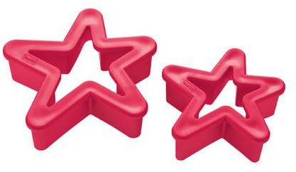 Koziol Foremki do ciastek Sterne 2 sztuki czerwone 3209012 3209012