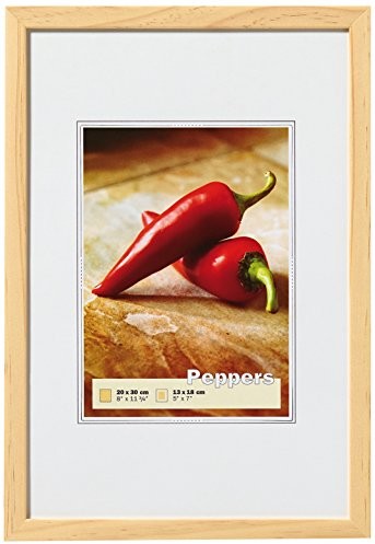 Walther wzornictwo Peppers holzr.009 X 013 ramka na zdjęcia, drewno, sosna, 11.5 x 1.5 x 15 cm BP913K