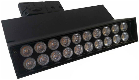 Greenlux Reflektor łamany AREO PROFI TRACK B 20W 4000K neutralna czarny GXPR115