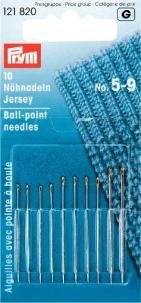 Prym Jersey ASA 5  9 i ball point ręcznie igły do szycia, 10 sztuk, złoty PRYM_121820