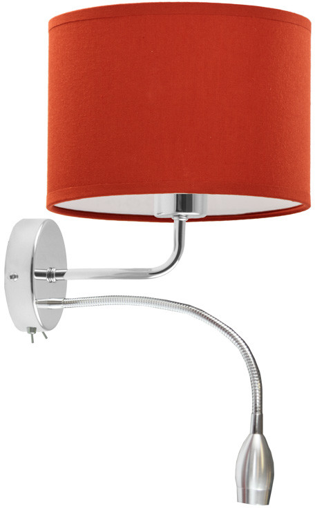 LYSNE Nowoczesna lampka ścienna nad łóżko LED CAPRI 14535/734