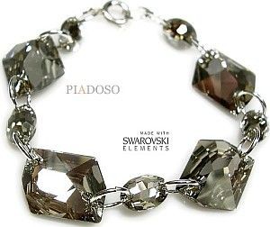 Swarovski Arande Elegancka Bransoletka Silver Shader 1456597364