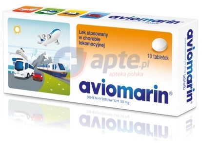 Teva Aviomarin 50mg x10 tabletek