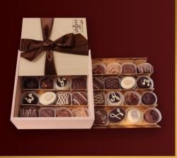 Chocobox Drewniana-Podwójna-Bombonierka