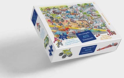 Wimmelbuchverlag Puzzle samochodowe 48 części XXL: XXL - puzzle podłogowe z 48 dużymi elementami od 3 roku życia - Mój ogromny puzzle samochodowe