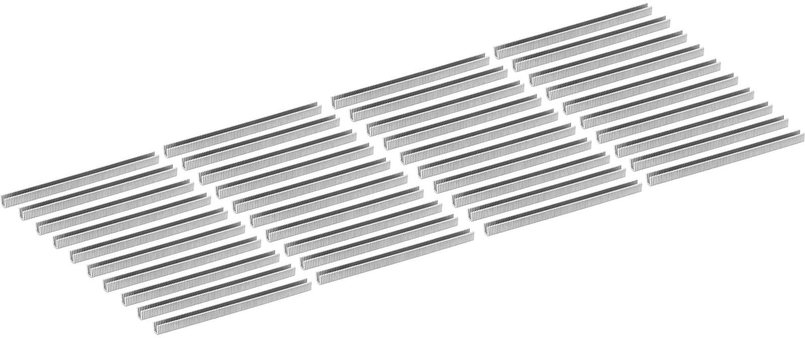Royal Catering Klipsy do klipsownicy ręcznej 4000 sztuk 14 x 11,5 x 2 mm RC-C508URC-C508U