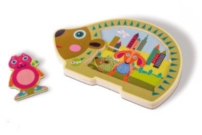 Oops puzzle drewniane, Miasto 3D